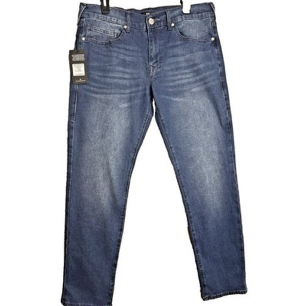 True Religion Men's Geno Slim Fit Straight Jeans, Size 33 x 32 NWT